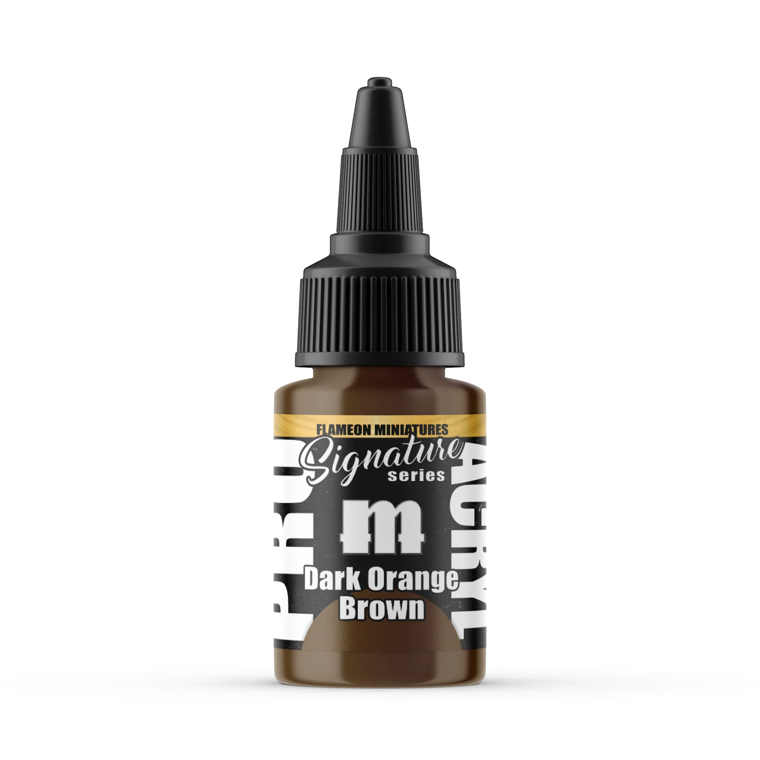 Pro Acryl Dark Orange Brown Acrylic Paint – S26 - Monument Hobbies