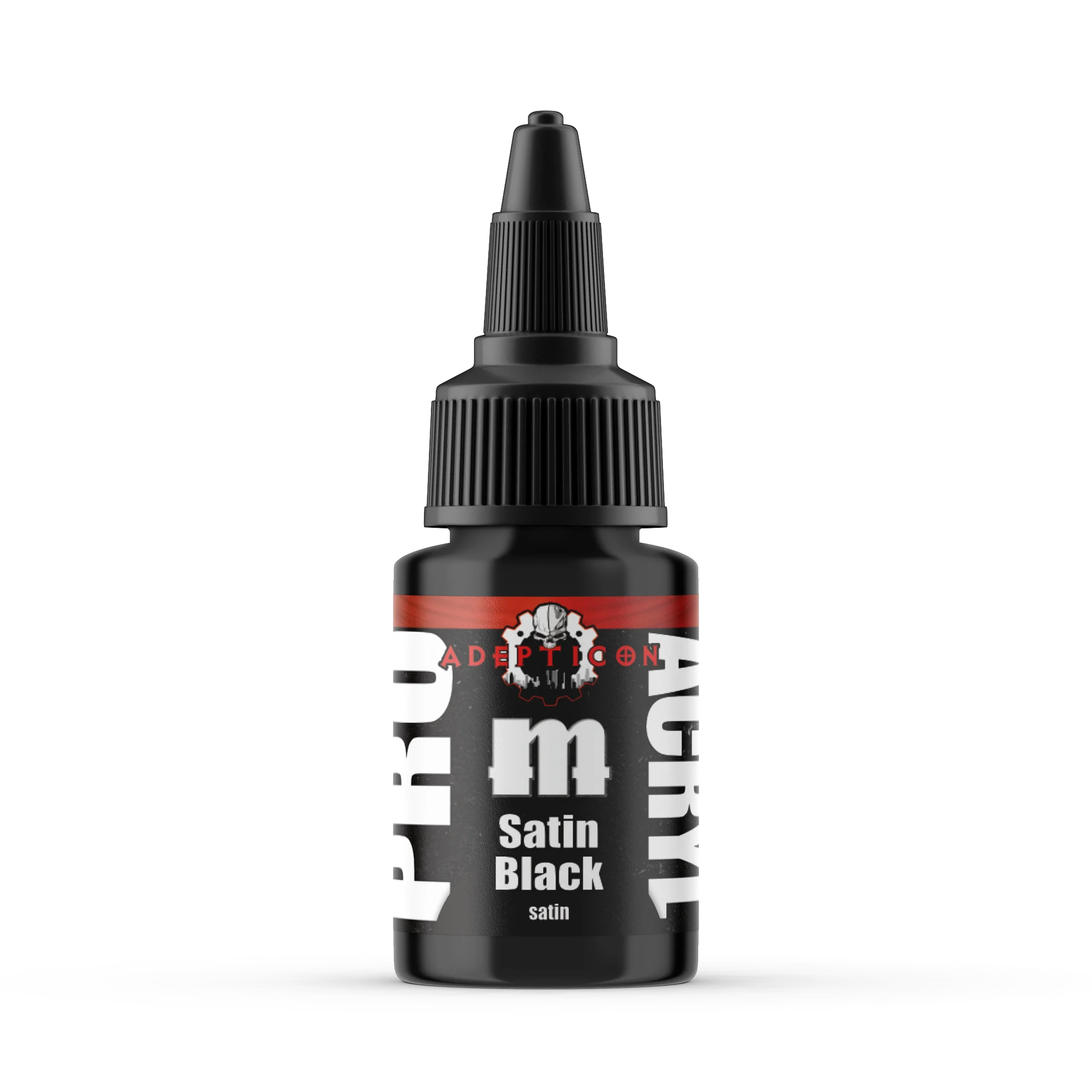 Pro Acryl Satin Black Acrylic Paint – S39 - Monument Hobbies
