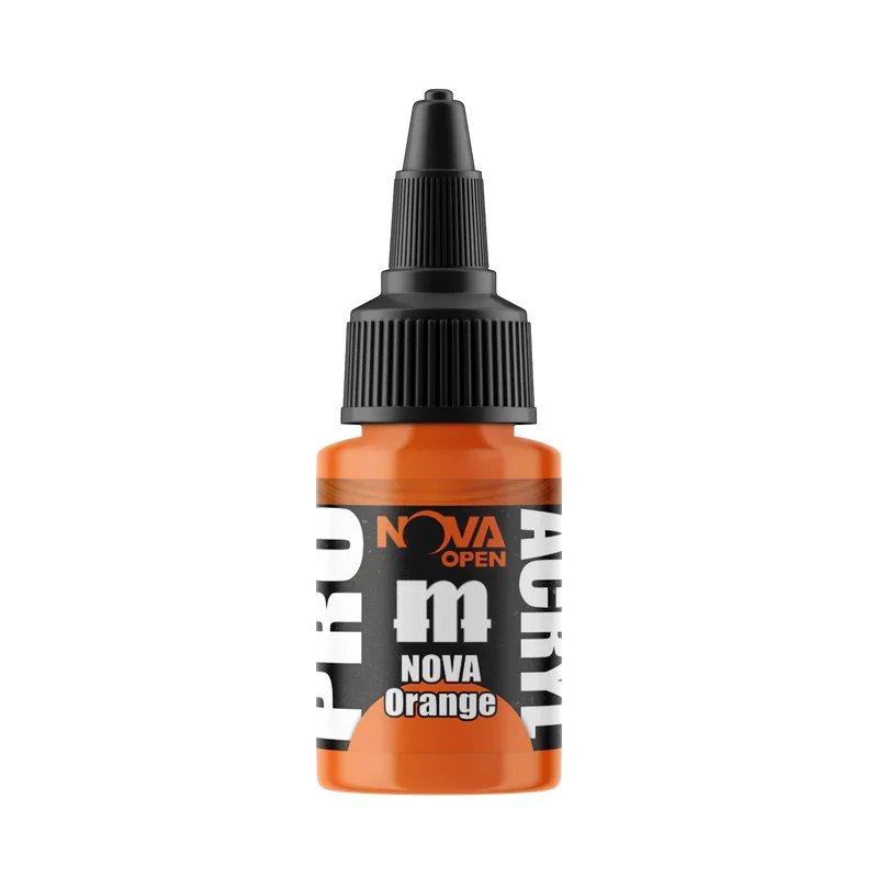 Pro Acryl NOVA Orange Acrylic Paint – S49 - Monument Hobbies