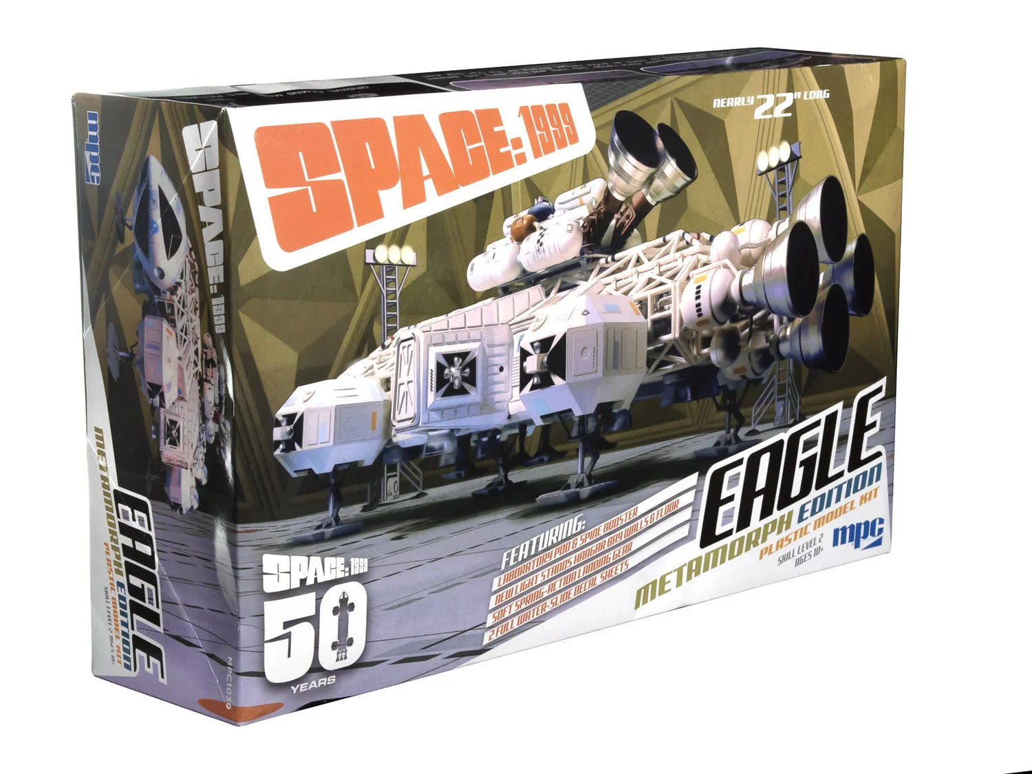 MPC 1:48 Space 1999 "22" Eagle Transporter Metamorph Edition Skill 2 Plastic Model Kit - MPC1030