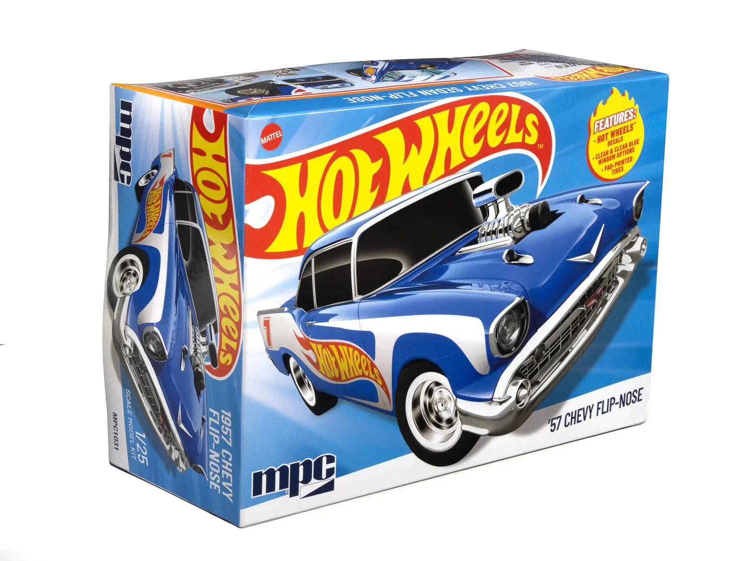 MPC 1:25 1957 Chevy Sedan Flip Nose (Hot Wheels) Plastic Model Kit - MPC1031