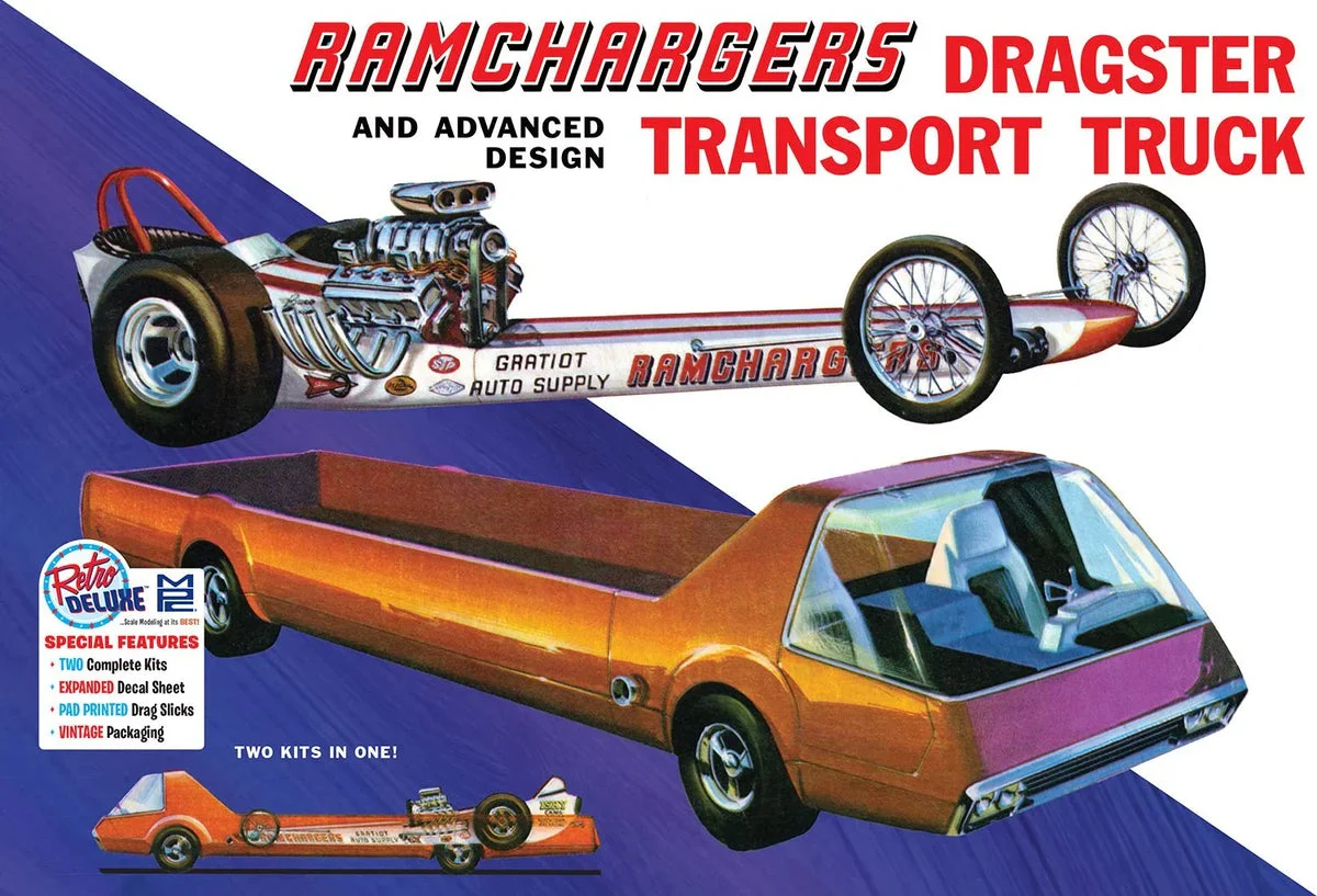 1/25 MPC Ramchargers Dragster & Transporter Truck 970