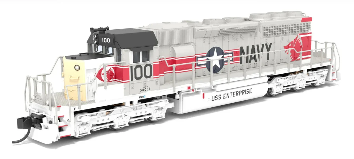 N Broadway Ltd EMD SD40-2 US Navy Fantasy Scheme Paragon4 Sound/DC/DCC 9474