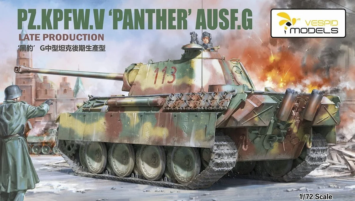 1/72 Vespid Pz.Kpfw.V 'Panther' Ausf.G Late Production 720003 - Vespid Models