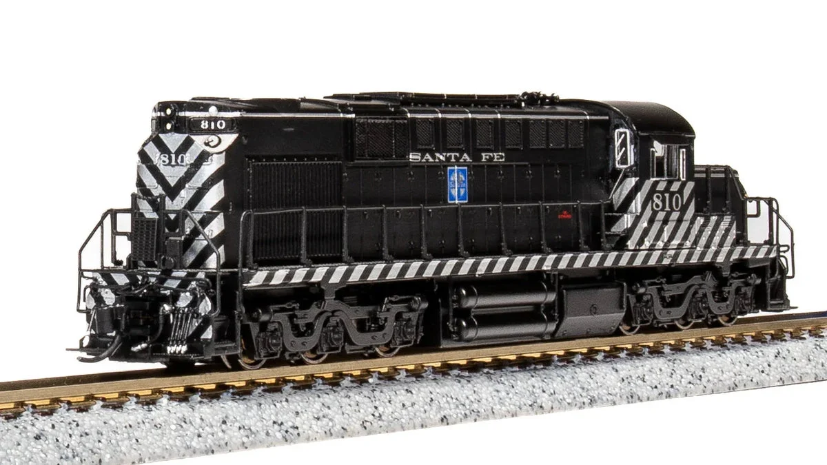 N Broadway Ltd Alco RSD-15 Atchison Topeka and Santa Fe (As-Delivered Zebra Stripes) #810 6613
