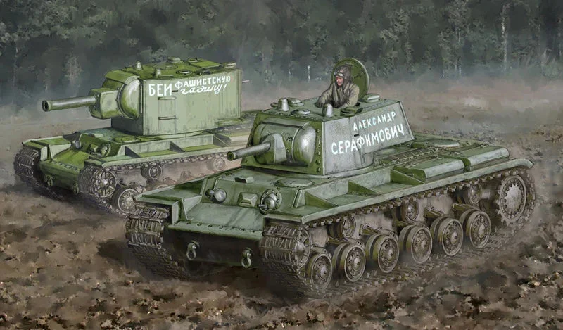 1/56 Italeri KV-1/KV-2 Tank 15763