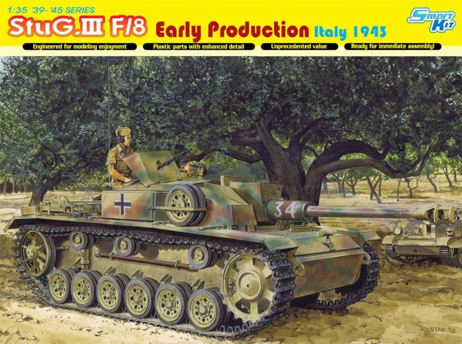 1/35 Dragon Model Stug. III F/8 Early Production Italy 1943 6620 - Dragon Models