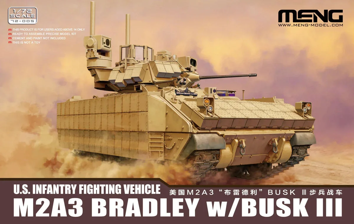 1/72 Meng Models M2A3 Bradley w/ Busk III 72-005