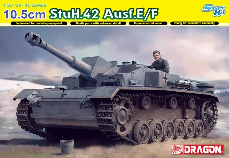 1/35 Dragon Model 10.5cm Stuh.42 Ausf.E/F 6834 - Dragon Models