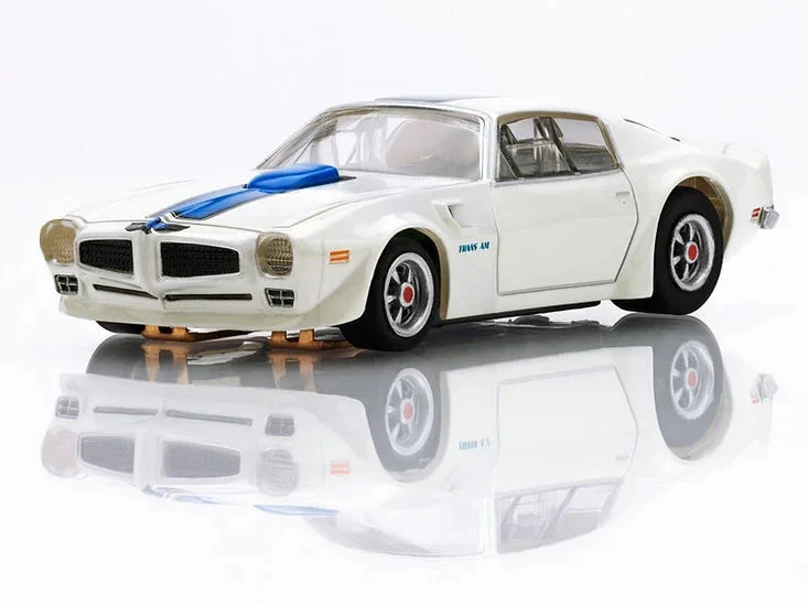 AFX 1970 Pontiac Firebird Trans Am White/Blue Racing Stripes 22096