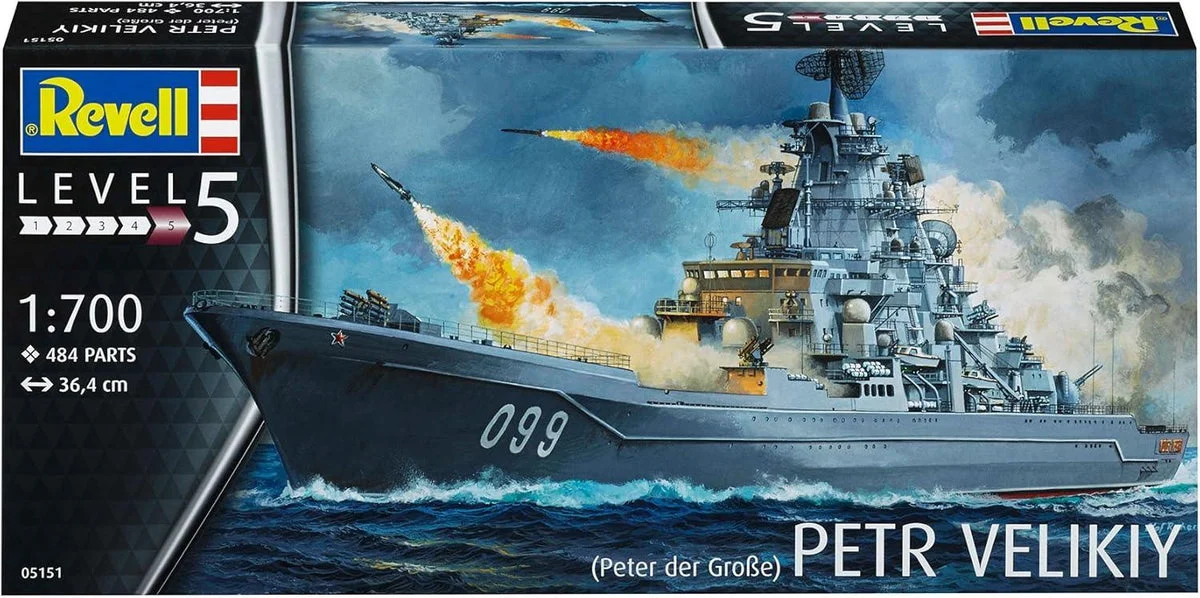 1/700 Revell Germany Petr Velikiy Battlecruiser 05151 - Revell-Germany