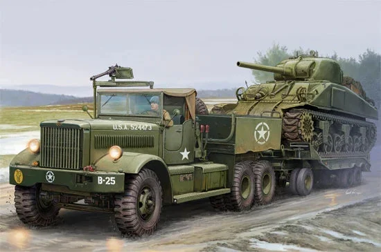 1/35 iLoveKit US M19 Tank Transporter with Soft Top Cab 63502 - I Love Kit