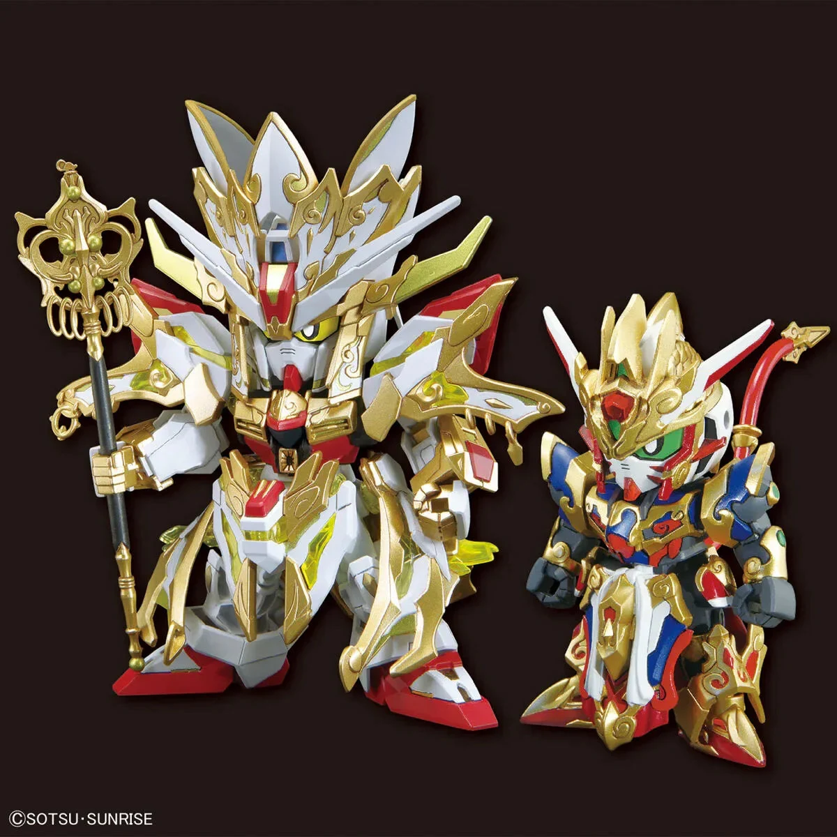 Bandai SDW Heroes Revival of the Heroes! Wukong Impulse Gundam (Childhood Ver.) & Sanzang Strike Freedom Gundam Set 2628915 - Bandai Namco