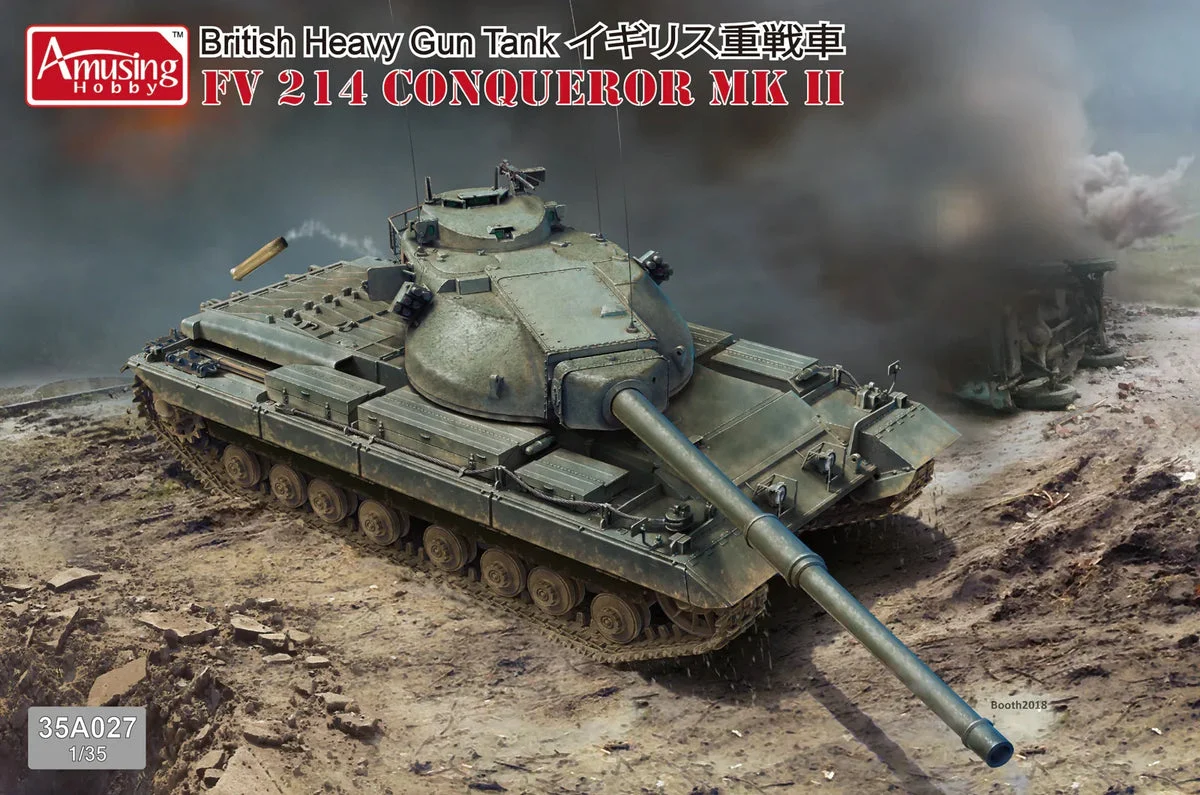 1/35 Amusing Hobby British Heavy Gun Tank FV 214 Conqueror Mk.II 35A027