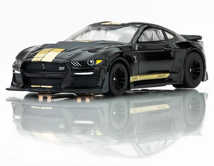 AFX 2022 Shelby Mustang GT500H Hertz 'Rent-A-Racer' Black/Gold 22082