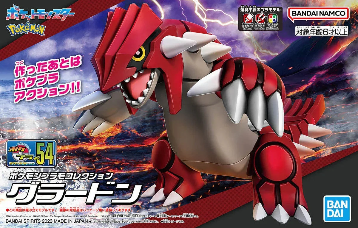 Bandai Pokémon Groudon 2704423 - Bandai Namco