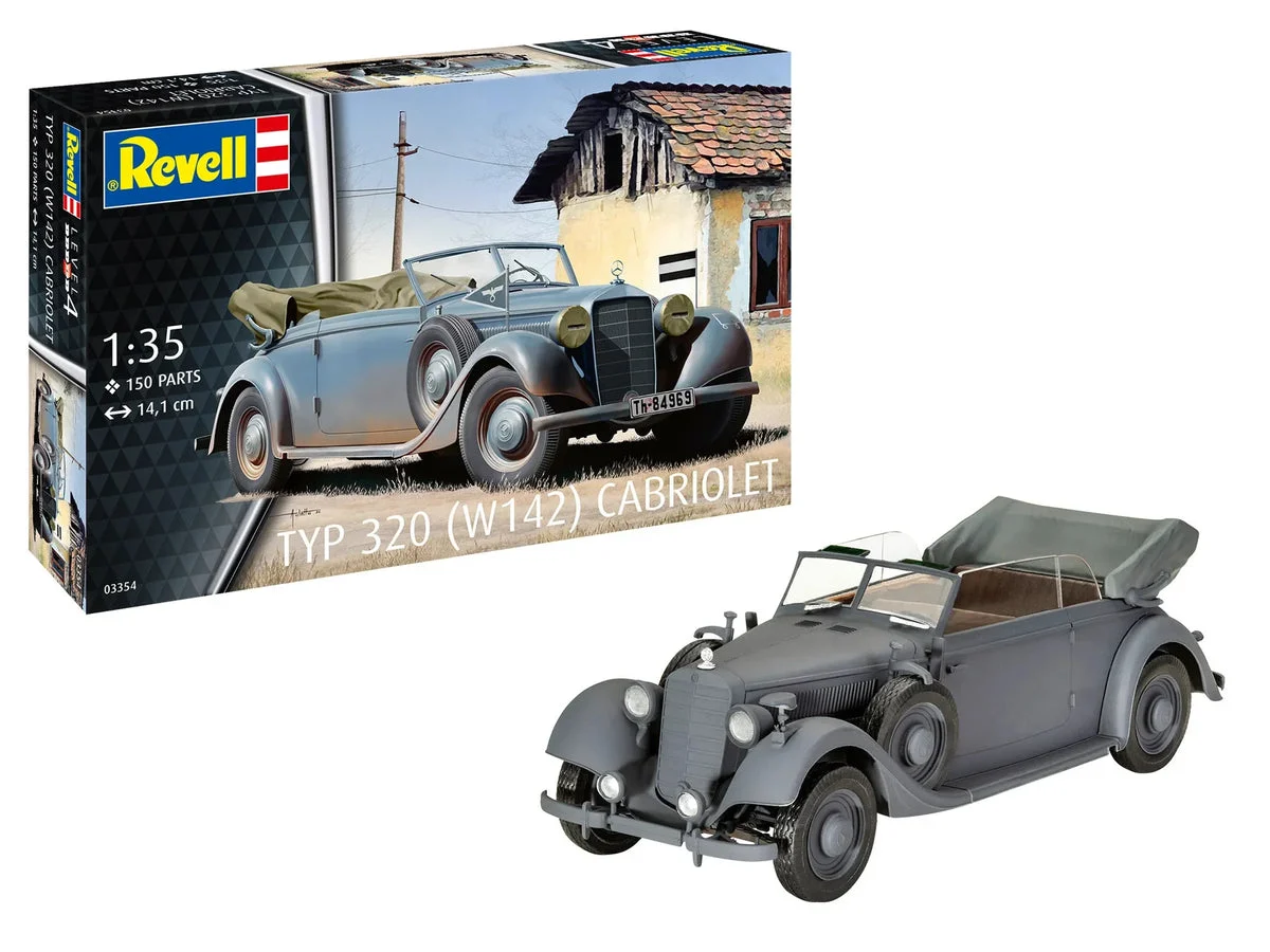 1/35 Revell Germany Typ 320 (W142) Cabriolet 03354 - Revell-Germany