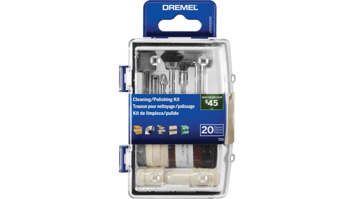 Dremel 20-Piece Cleaning/Polishing Accessory Micro Kit 726-01