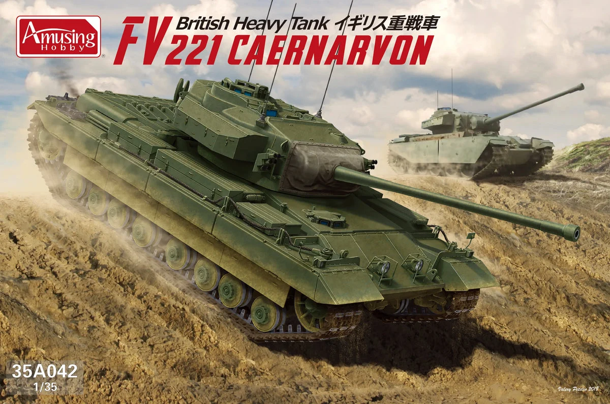 1/35 Amusing Hobby British Heavy Tank FV221 Caernarvon 35A042