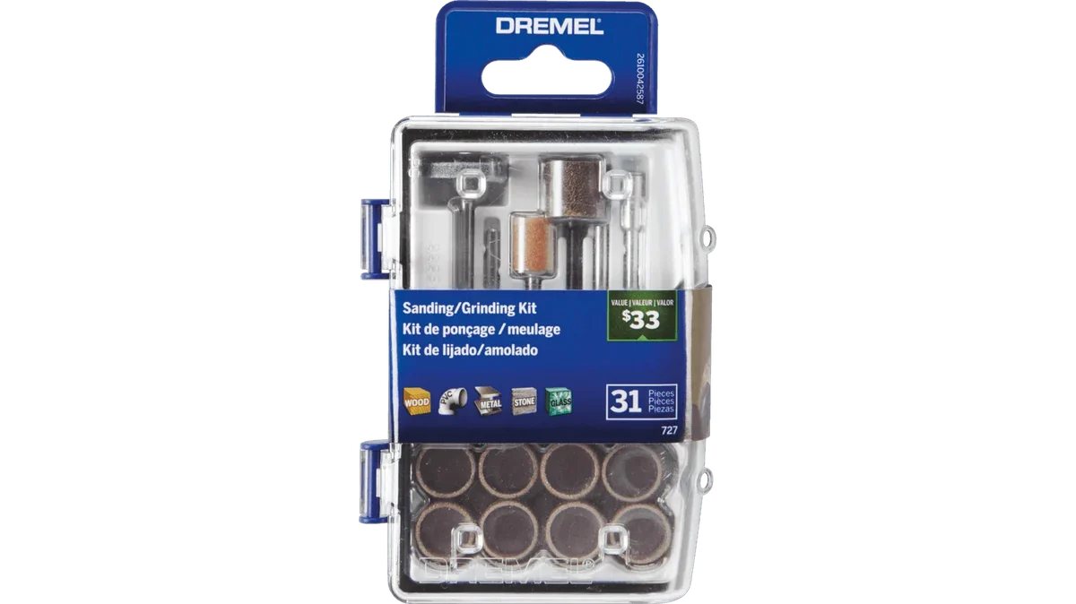 Dremel 31 Piece Sanding/Grinding Rotary Accessory Micro Kit 727-01