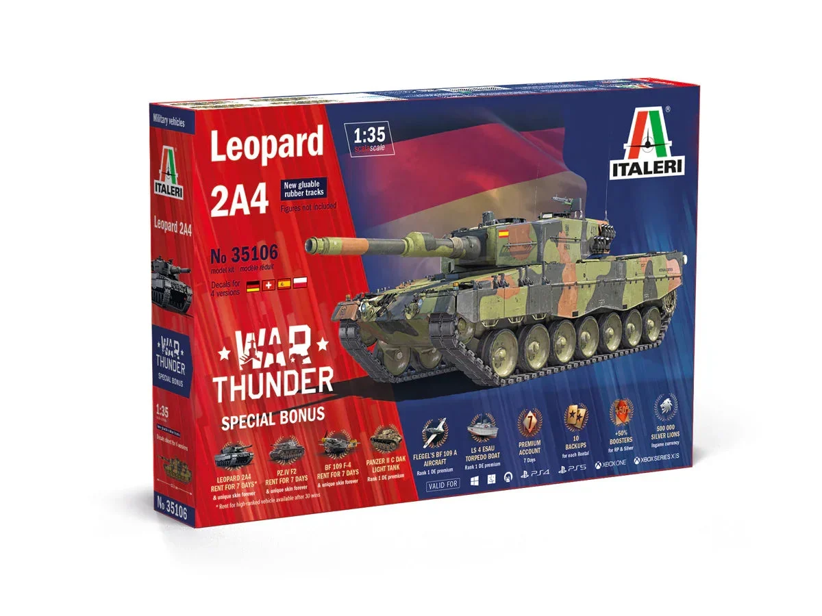 1/35 Italeri Leopard 2 A4 - War Thunder 35106