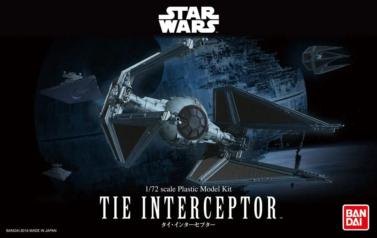 1/72 Bandai TIE Interceptor 2333769 - Bandai Namco