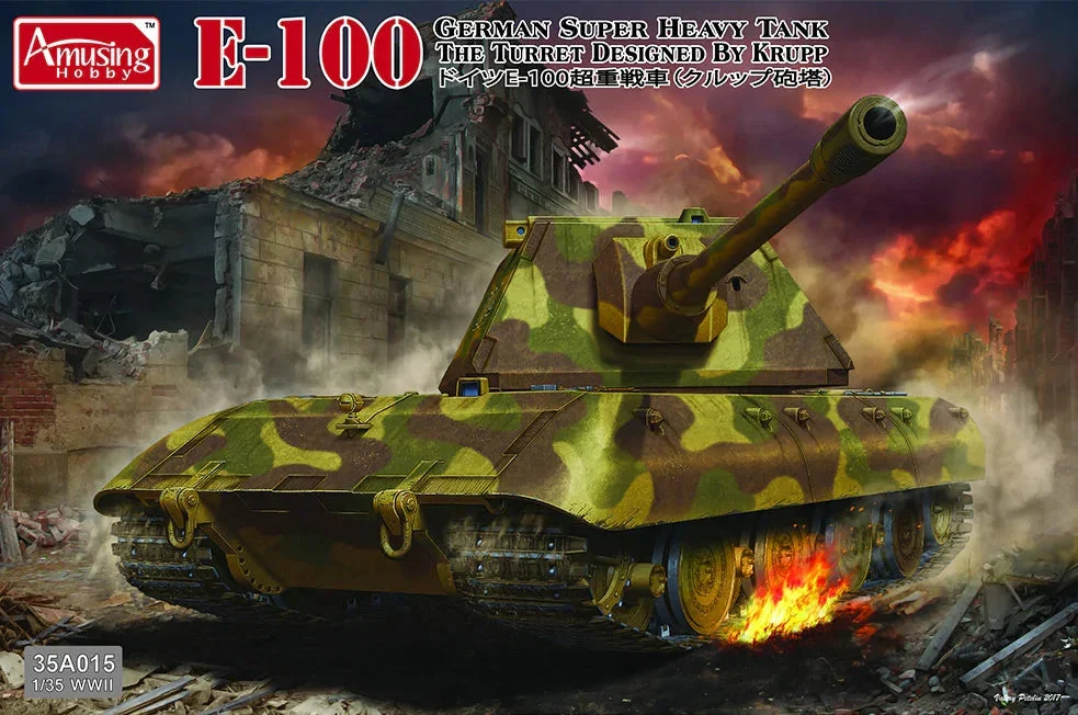 1/35 Amusing Hobby E-100 German Super Heavy Tank 35A015