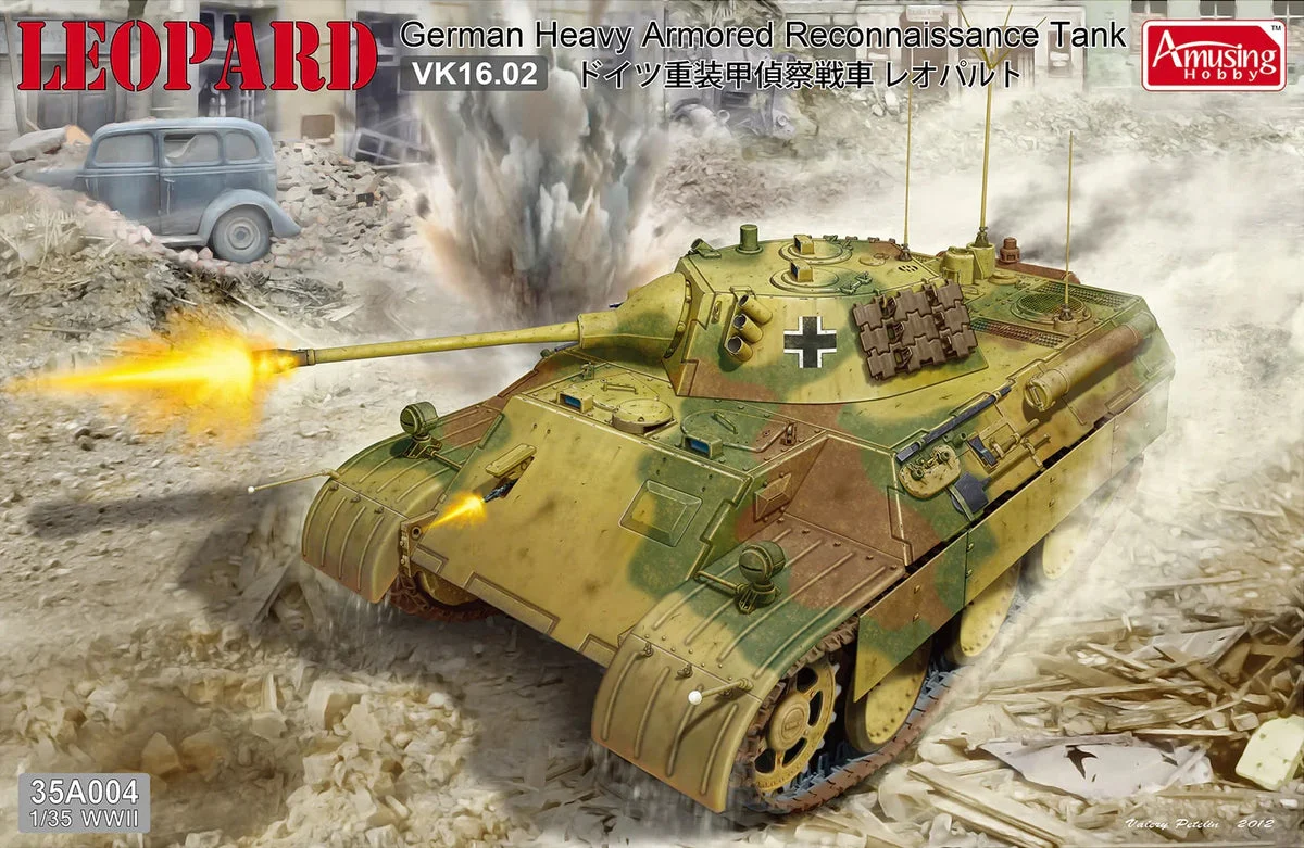 1/35 Amusing Hobby German Heavy Armored Reconnaissance Tank Leopard 35A004