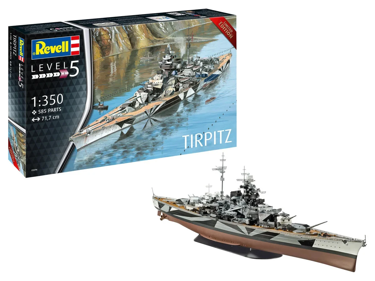 1/350 Revell Germany German Battleship "Tirpitz" 05096 - Revell-Germany