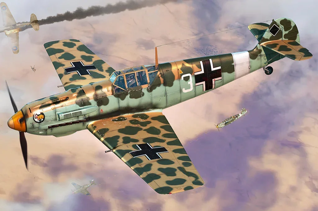 1/48 Hobby Boss Messerschmitt Bf109E-4/TROP 81793