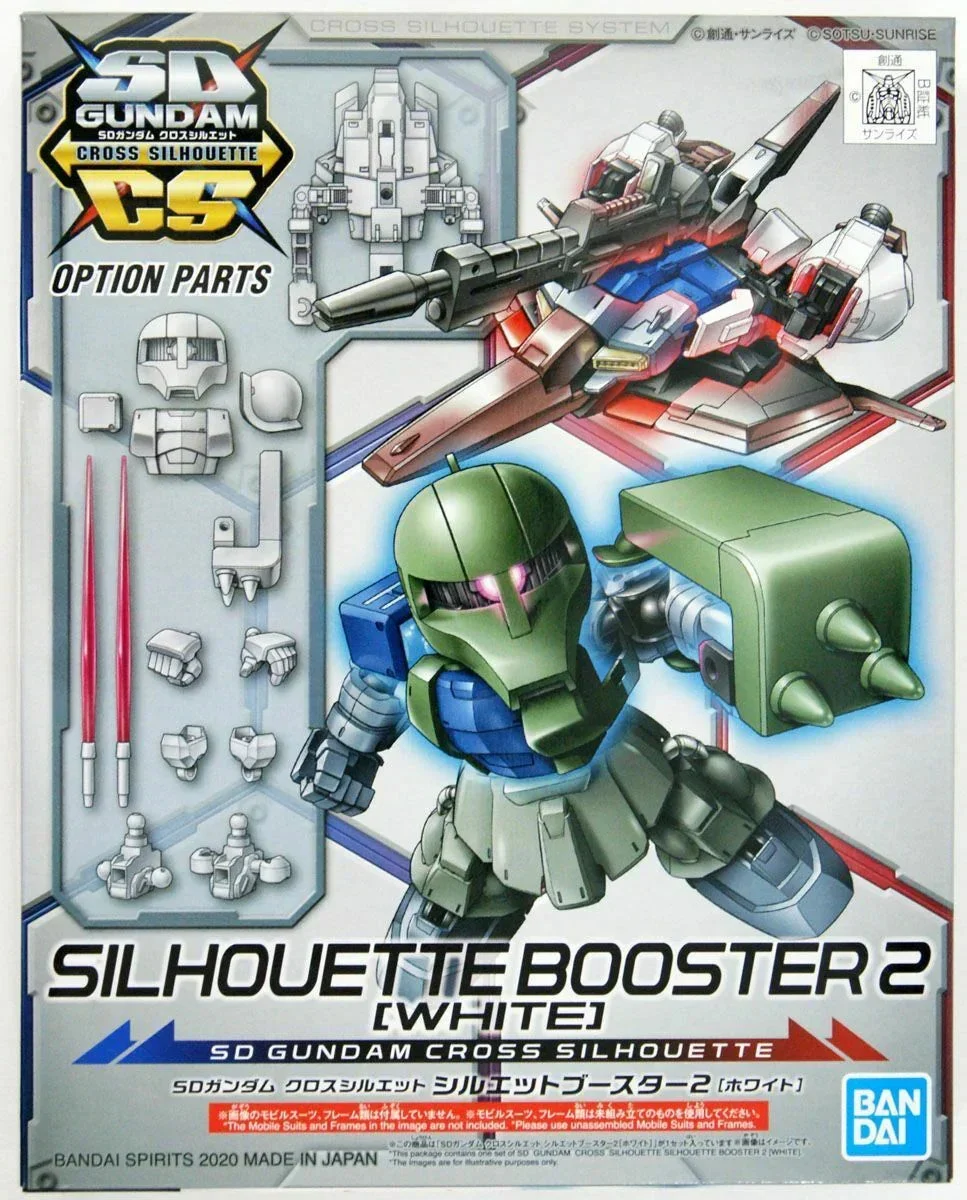 Bandai SD Gundam Cross Silhouette Booster 2 (White) 2522937 - Bandai Namco