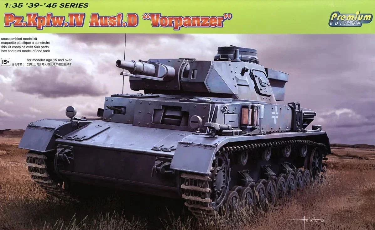 1/35 Dragon Model Premium Edition Pz.Kpfw. IV Ausf. D Vorpanzer 6981 - Dragon Models
