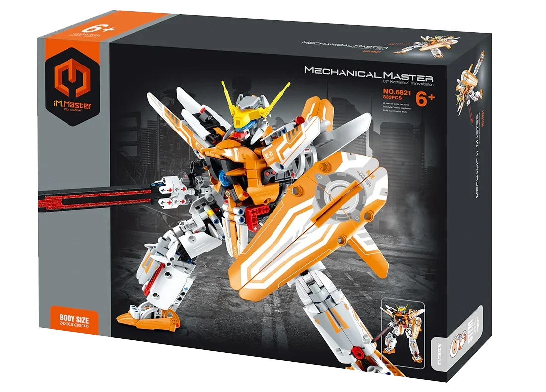 Mechanical Master Mech Warrior - Orange (833 pcs) 6821