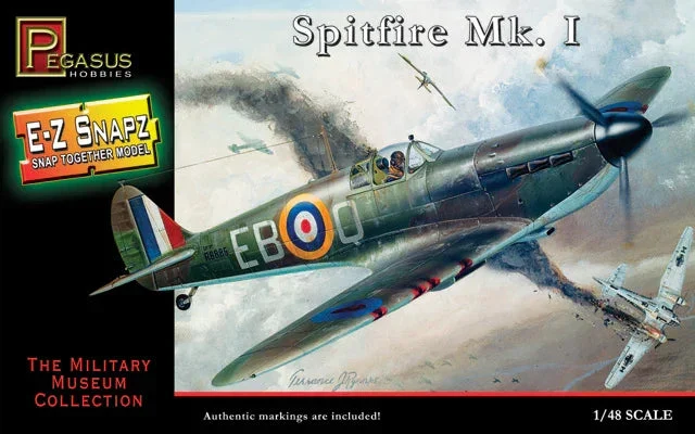 1/48 Pegasus Spitfire Mk.1 – E-Z Snapz 8410