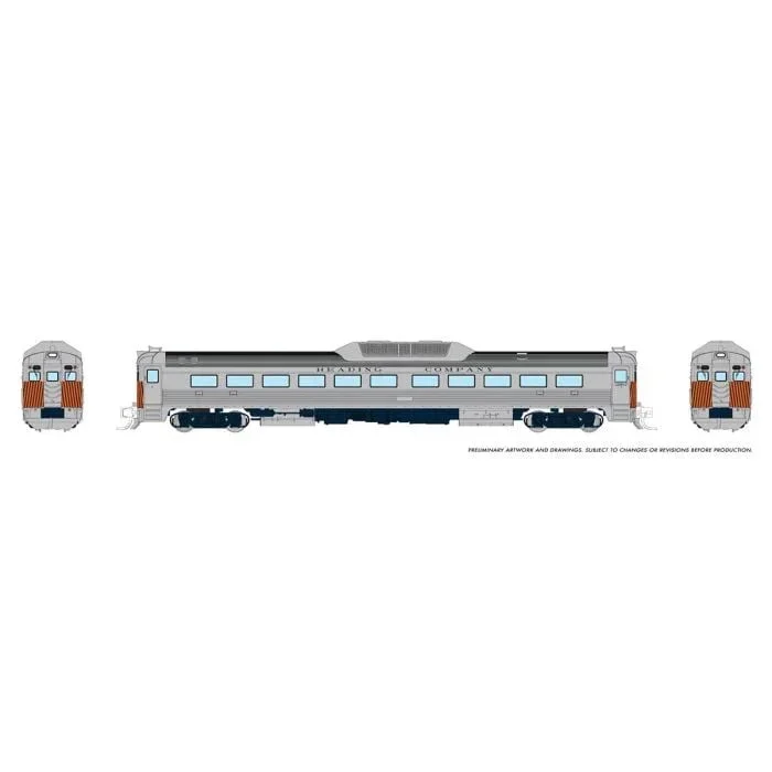 N Rapido Budd RDC-1 (Ph 2) (DC/Silent): Reading - Safety Stripes 516011