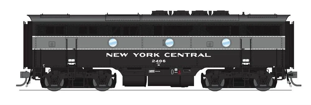 HO Broadway Ltd EMD F3B New York Central #2413 6666