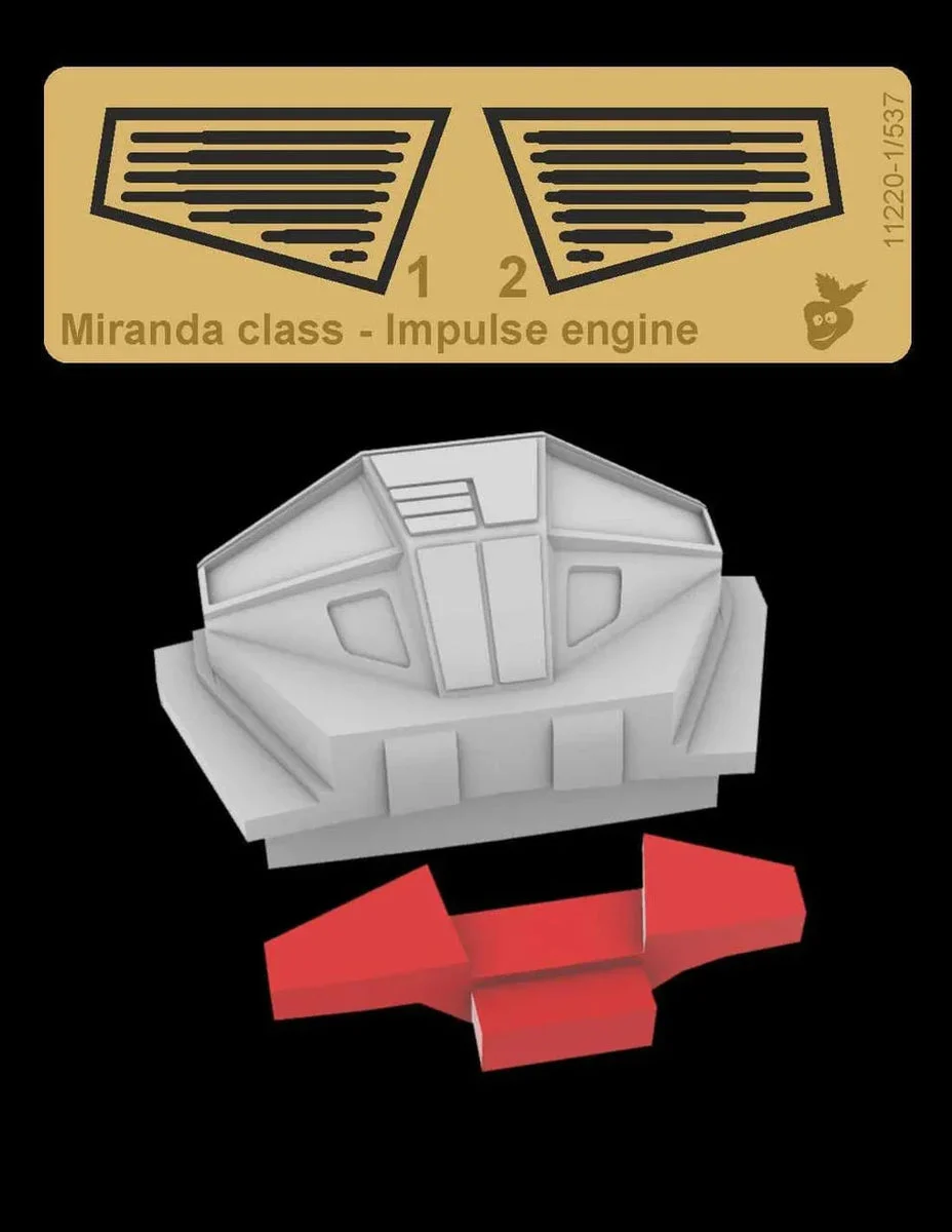 1/537 Green Strawberry Miranda Class - Impulse Engine 11220