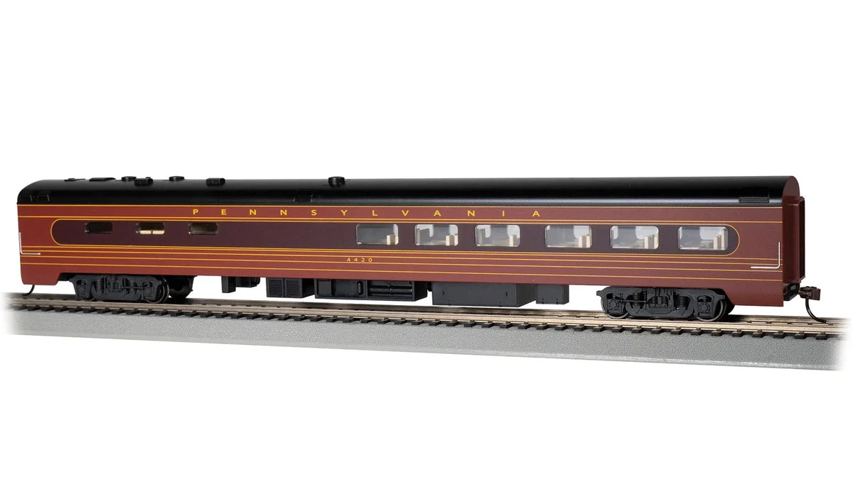 HO Bachmann 85' Smooth-Side Dining Car PRR #4420 - 14804