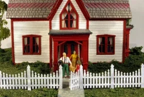 HO Monroe Ornate Picket Fence #2308 - Monroe Models
