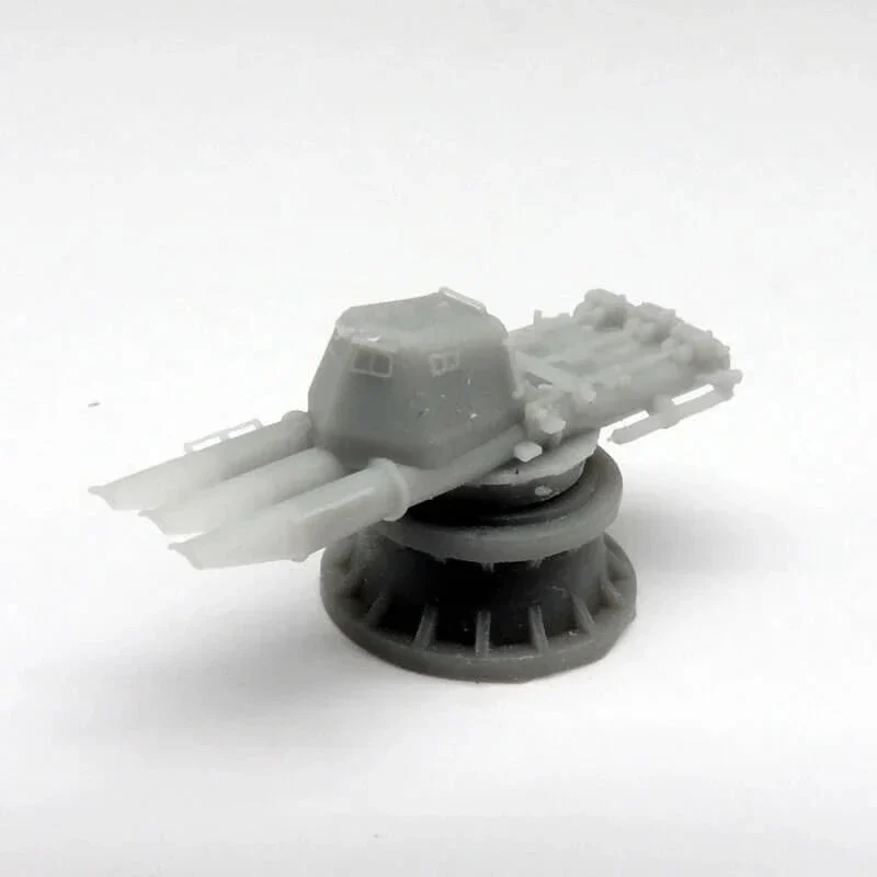 1/350 Black Cat Models Kriegsmarine Triple 533mm Torpedo Tubes with Shield (X2) AC350073a