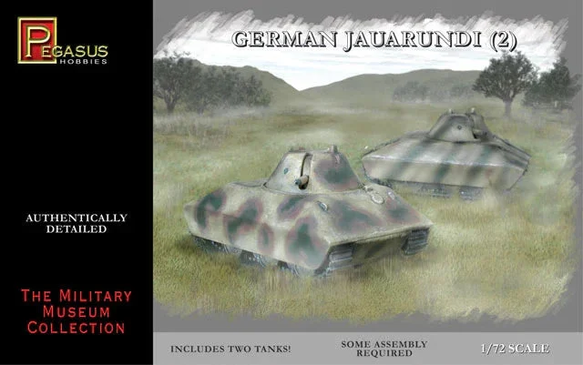 1/72 Pegasus German Jaguarundi Tanks 7606