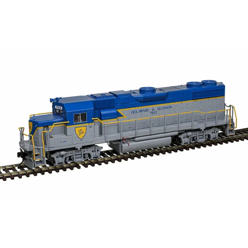 HO Atlas Trainman GP38-2 Silver Delaware & Hudson #7309 - 10004557