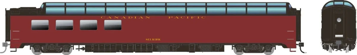 HO Rapido SP Dome-Lounge w/Flat Sides: Canadian Pacific: #3605 "Selkirk" 175014
