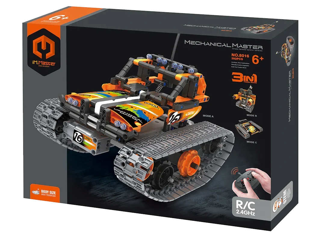 Mechanical Master R/C Building Blocks High Speed Stunt Car 3in1 (392 pcs) 8016