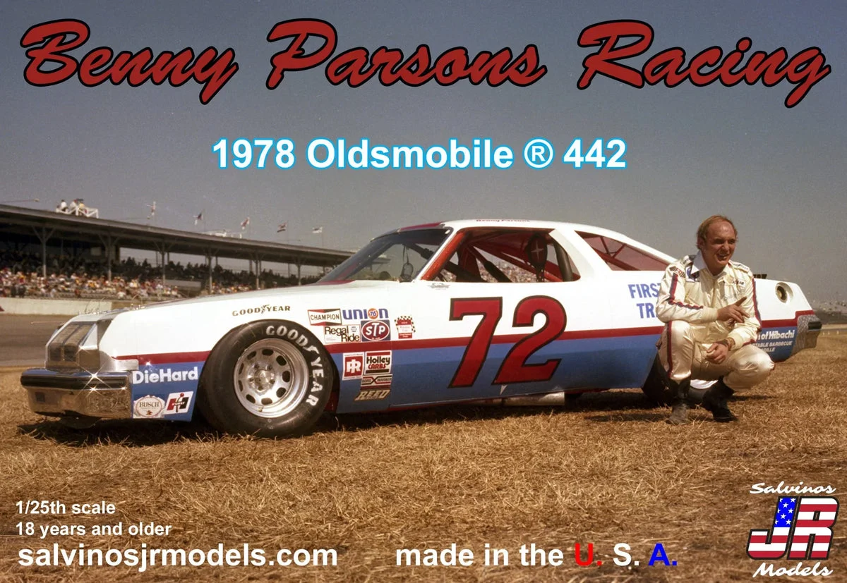 1/25 Salvino Benny Parsons 1978 Oldsmobile 442 28016 - Salvino JR Models