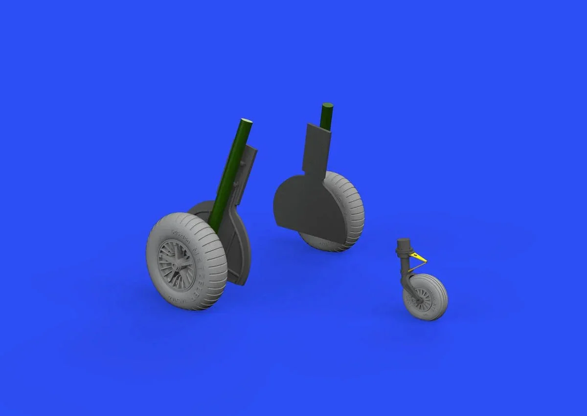 1/32 Eduard Bf 108 wheels spoked 632155