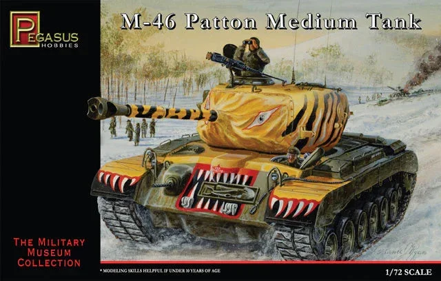 1/72 Pegasus M-46 Patton Medium Tank Korea 7506