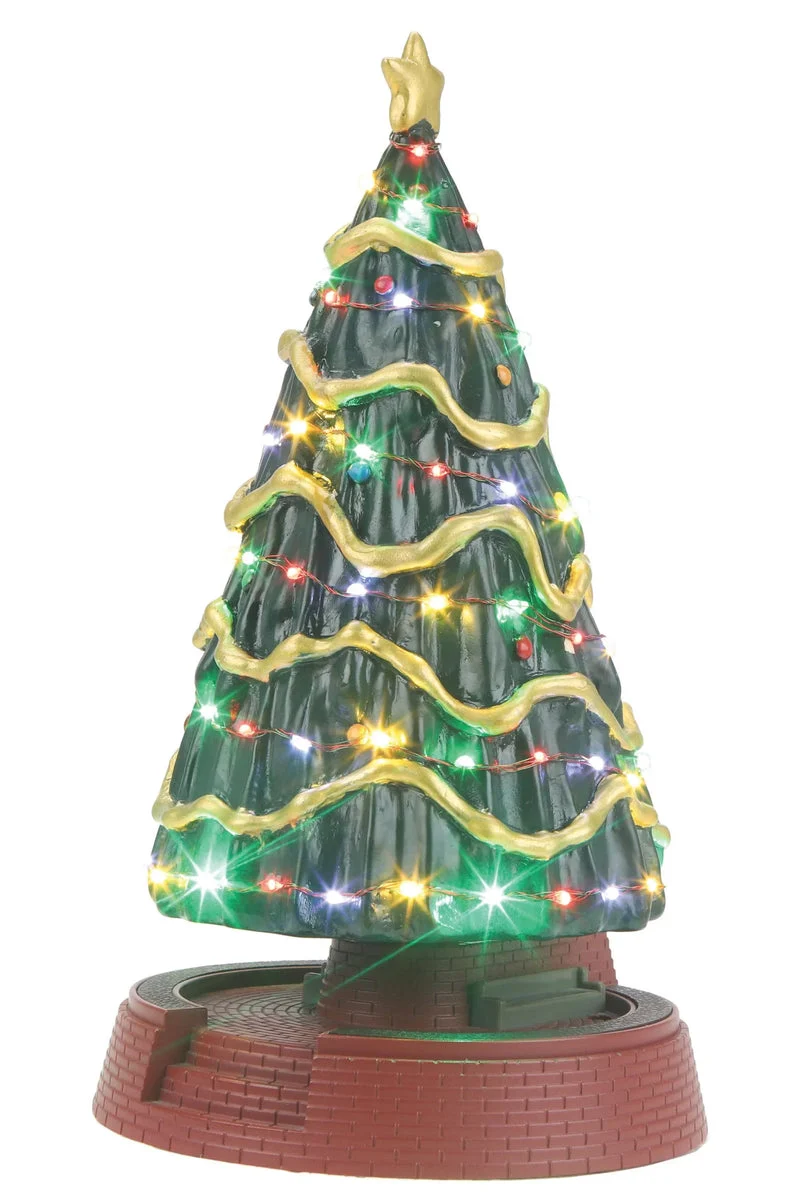 O MTH Giant Town Square Christmas Tree w/Operating Led Lights 30-11097