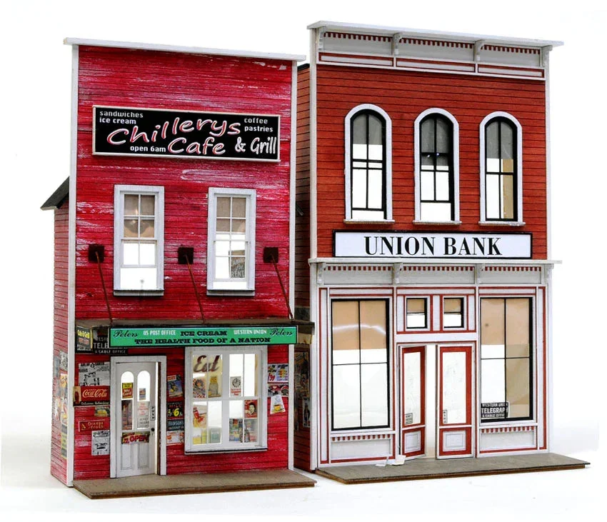 O Banta Modelworks Chillery's Cafe Front 6150