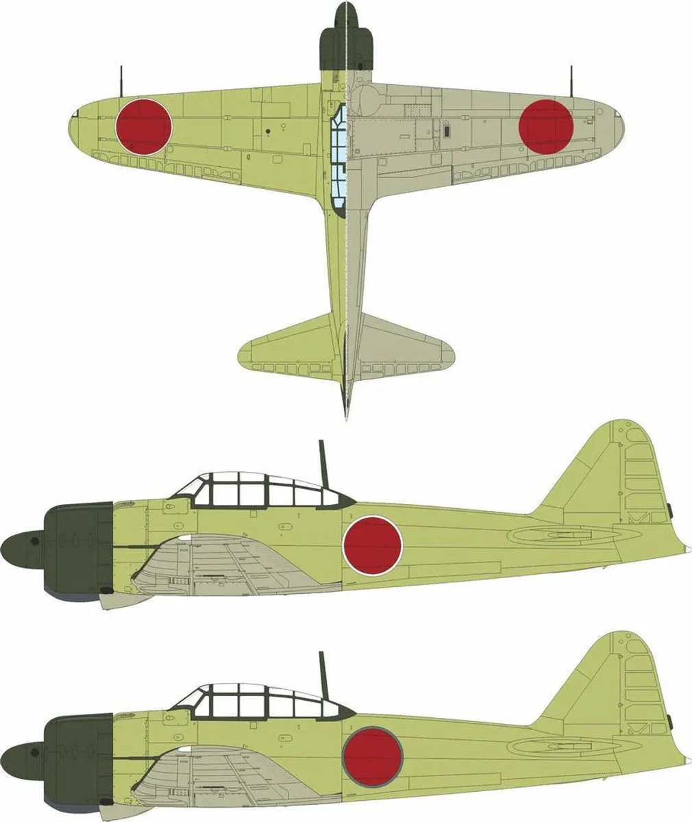1/32 Eduard A6M5 Zero national marking JX337